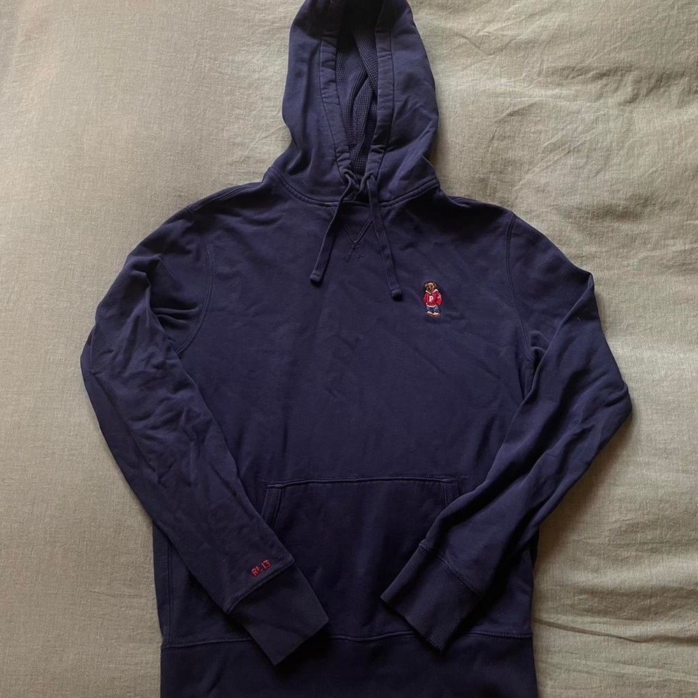 Navy Polo Hoodie (Small)